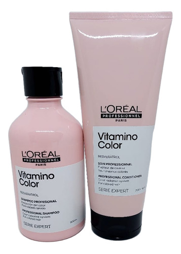 Shampoo 300 Ml +acondicionador 200ml  Vitamino Color L'oreal