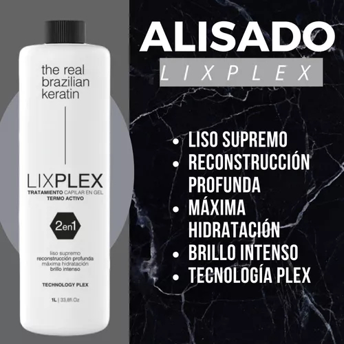 Alisado Gel Lixplex 2en1 1000ml The Real Brazilian