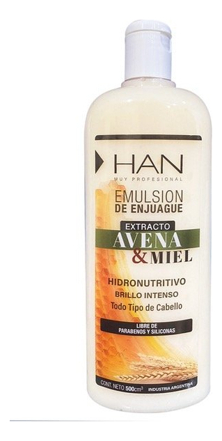 Acondicionador Avena Y Miel 500ml Han