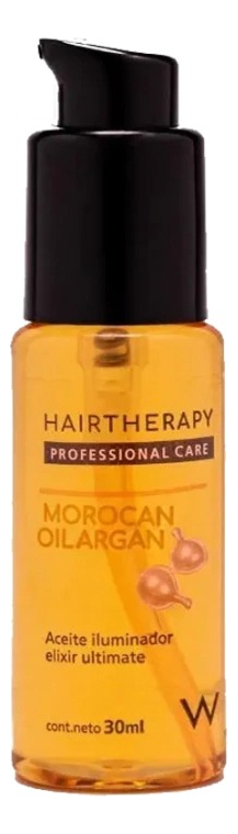 Aceite Iluminador Morocan Argan 30ml W Hair Therapy