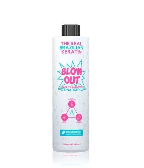 BIOTINA BLOW OUT TRATAMIENTO SIN FORMOL 500ML THE REAL BRAZILIAN