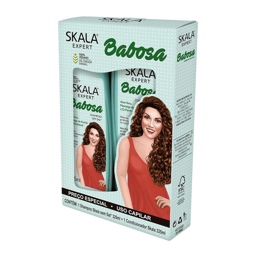 KIT BABOSA SHAMPOO+ACONDICIONADOR 325 ML SKALA