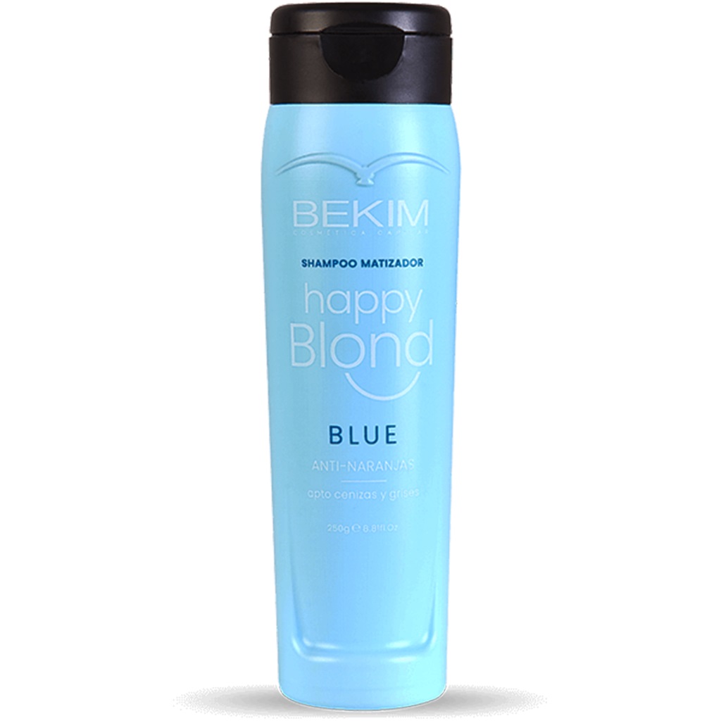 SHAMPOO HAPPY BLOND AZUL 250ML BEKIM