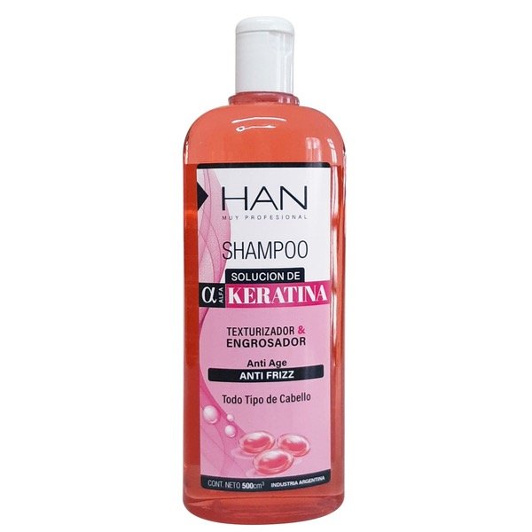 SHAMPOO KERATINA ALFA 500ML HAN 