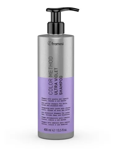 SHAMPOO ULTRAVIOLET CANAS Y MECHAS 400ML FRAMESI