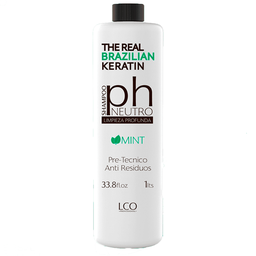 SHAMPOO NEUTRO MINT PH6,5 1000ML THE REAL BRAZILIAN